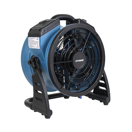 Xpower Portable Battery Operated Rechargeable Cordless Outdoor Cooling Misting Fan FM-65B